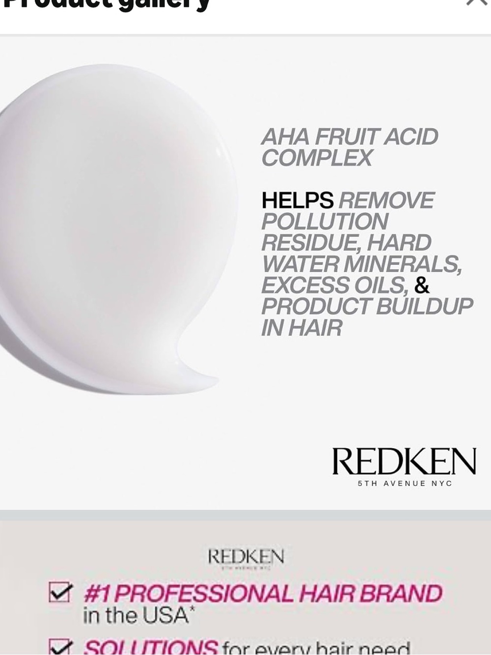 Redken Hair Cleansing Cream Shampoo — 33.8fl oz - Picture 5 of 8